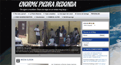 Desktop Screenshot of enormepiedraredonda.com