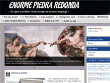 Tablet Screenshot of enormepiedraredonda.com